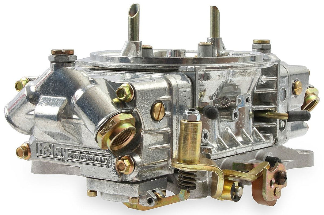 HOLLEY Mechanical Secondaries. Manual Choke 600 CFM 4-Barrel Blower Carburettor - Shiny Finish HO0-80575S Autofit