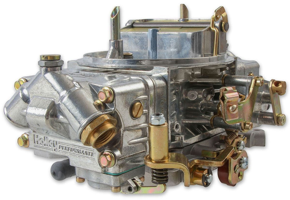 HOLLEY Mechanical Secondaries. Manual Choke 750 CFM 4-Barrel Blower Carburettor - Shiny Finish HO0-80573S Autofit
