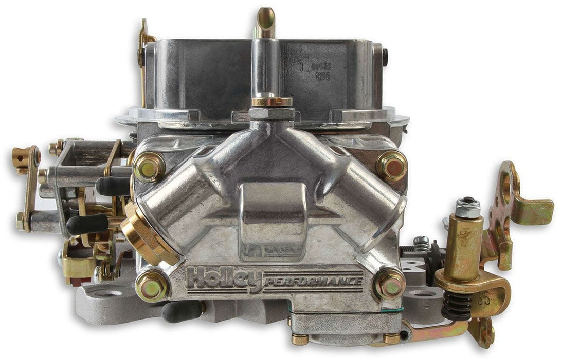 HOLLEY Mechanical Secondaries. Manual Choke 750 CFM 4-Barrel Blower Carburettor - Shiny Finish HO0-80573S Autofit