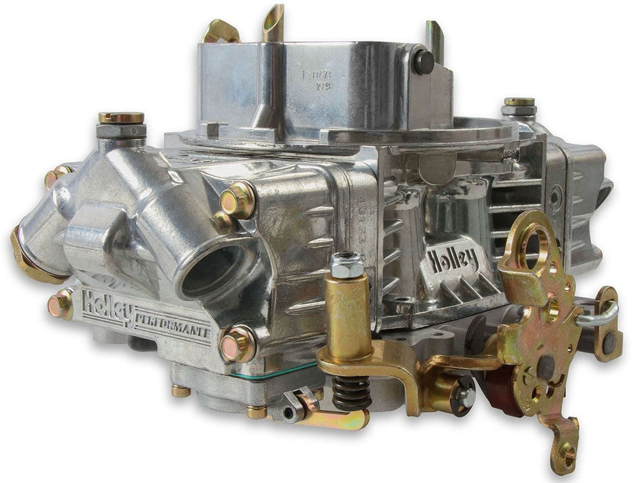 HOLLEY Mechanical Secondaries. Manual Choke 750 CFM 4-Barrel Blower Carburettor - Shiny Finish HO0-80573S Autofit