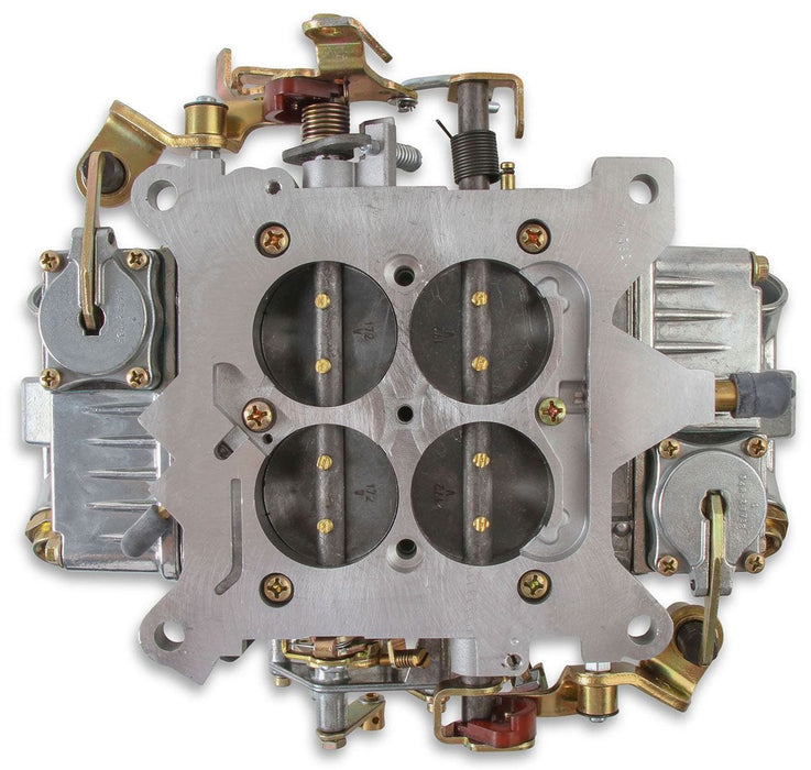 HOLLEY Mechanical Secondaries. Manual Choke 750 CFM 4-Barrel Blower Carburettor - Shiny Finish HO0-80573S Autofit