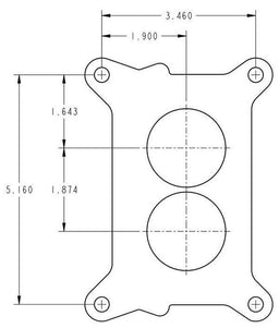 HOLLEY No Choke. 2300 Series 350 CFM 2-Barrel Keith Dorton HP Series Race Carburettor HO0-80787-1 Autofit