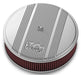 HOLLEY Polished 14" x 3", 5-1/8" Neck With Drop Base Vintage Series Finned Aluminium Air Cleaner HO120-151 Autofit