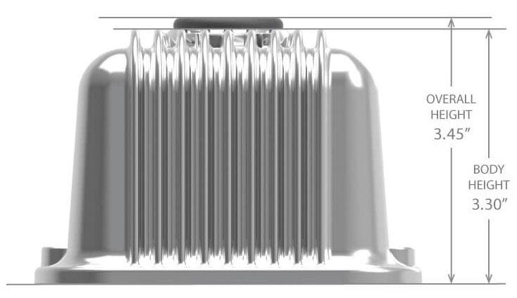 HOLLEY Polished Suit SB Chev Vintage Series Fined Valve Covers HO241-241 Autofit