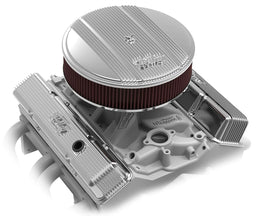 HOLLEY Polished Suit SB Chev Vintage Series Fined Valve Covers HO241-241 Autofit