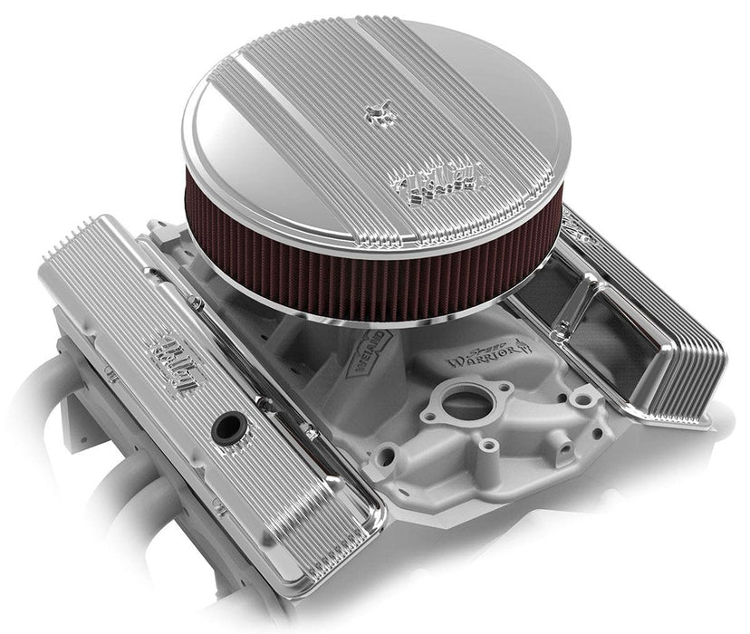 HOLLEY Polished Suit SB Chev Vintage Series Fined Valve Covers HO241-241 Autofit