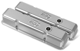 HOLLEY Polished Suit SB Chev Vintage Series Fined Valve Covers HO241-241 Autofit