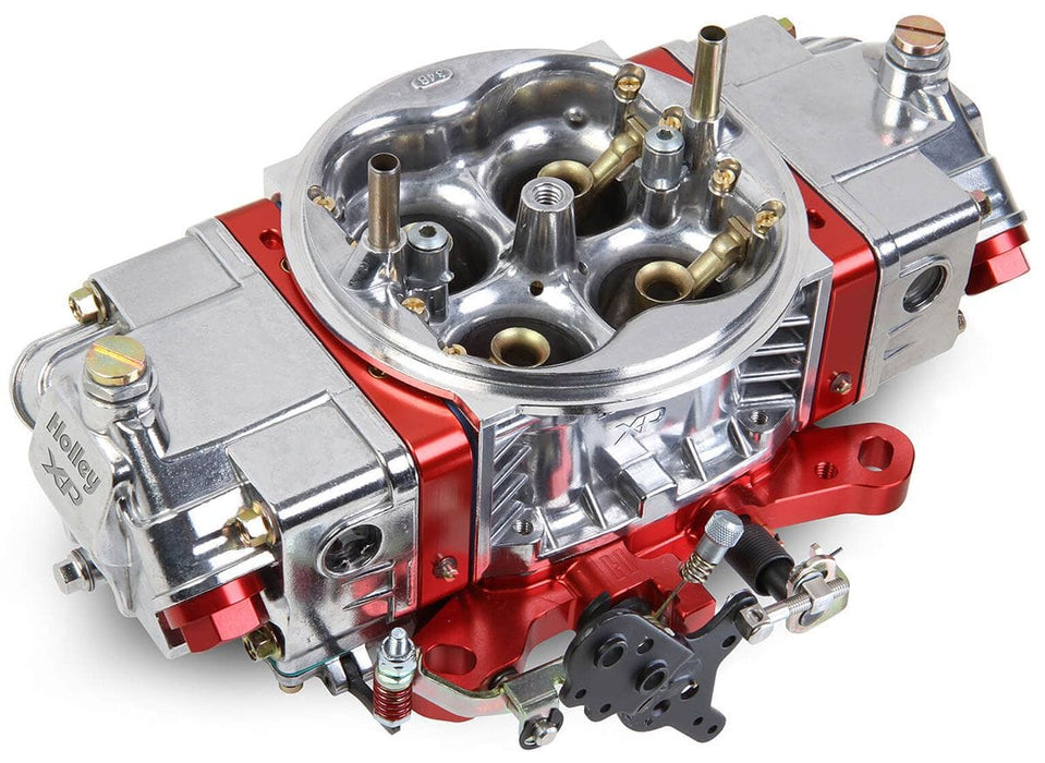 HOLLEY Shiny Aluminium with Red Billet Metering Blocks & Base Plates 750cfm Ultra XP Aluminium Carburettor HO0-80803RDX Autofit