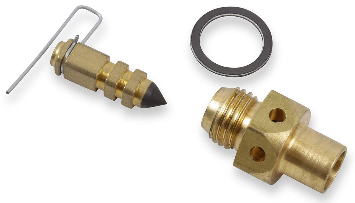 HOLLEY Size 0.110" Holley Non-Adjustable Inlet needle & seat - Viton HO6-510 Autofit