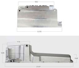 HOLLEY Suit 1955-87 GM/Muscle Car/Classic Car/Trucks, Rear Pick Up Holley GM LS Retro-fit Oil Pan HO302-1 Autofit