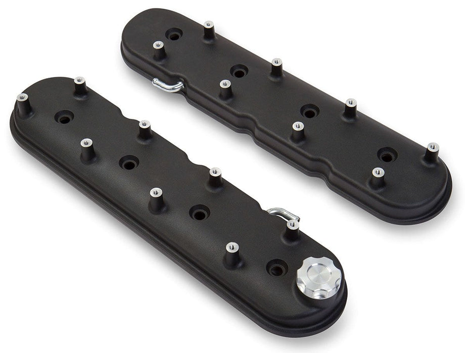 HOLLEY Suit GM LS Series Black Satin Aluminium Valve Covers HO241-91 Autofit