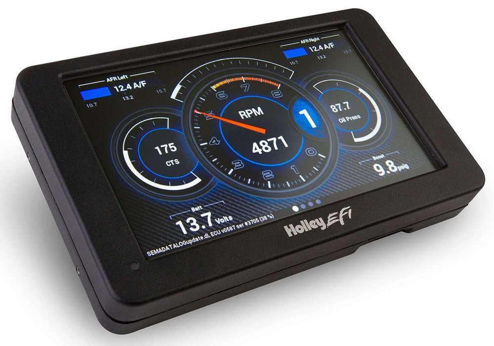 HOLLEY Suit Holley EFI, 7.5" wide, 4.625" tall, 1" deep Digital Dash HO553-106 Autofit