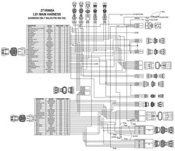 HOLLEY Suit HP & Dominator EFI With 24x Crank Sensor LS1/LS6 Main Wiring Harness HO558-102 Autofit
