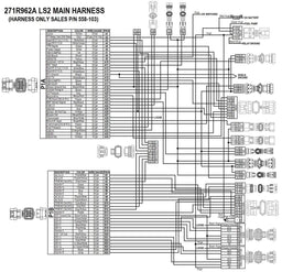 HOLLEY Suit HP & Dominator EFI With 58x Crank Sensor LS2/LS7 Main Wiring Harness HO558-103 Autofit