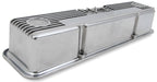 HOLLEY Suit SB Chev Finned Aluminium M/T Valve Covers - Polished HO241-82 Autofit