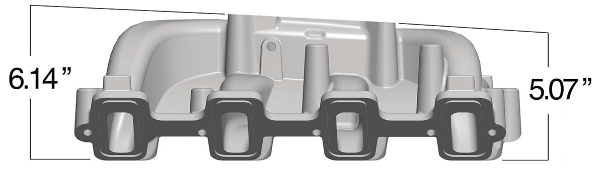 HOLLEY Suit Single 4150/4160 Carburettors LS3/L92 Dual Plane Mid Rise Intake Manifold HO300-129 Autofit