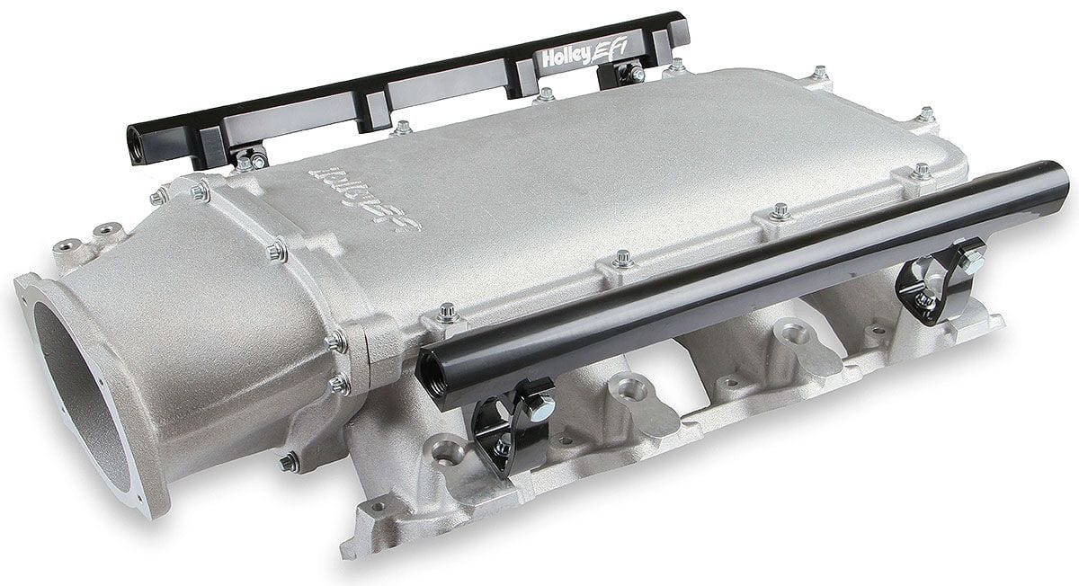 HOLLEY Suit Single GM 105mm Throttle Body LS1/LS2/LS6 Ultra Lo-Ram EFI Intake Manifold HO300-621 Autofit