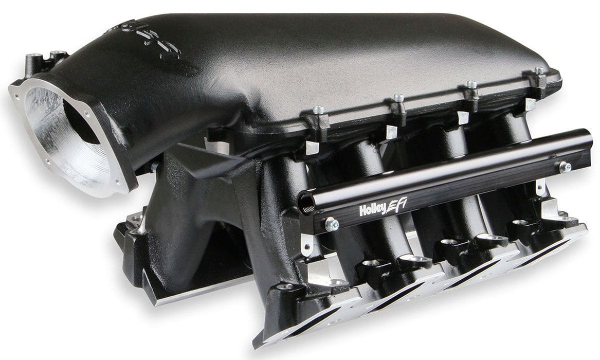 HOLLEY Suit Single GM LS 102mm Throttle Bod LS1/LS2/LS6 Hi-Ram Intake Manifold - Black HO300-123BK Autofit