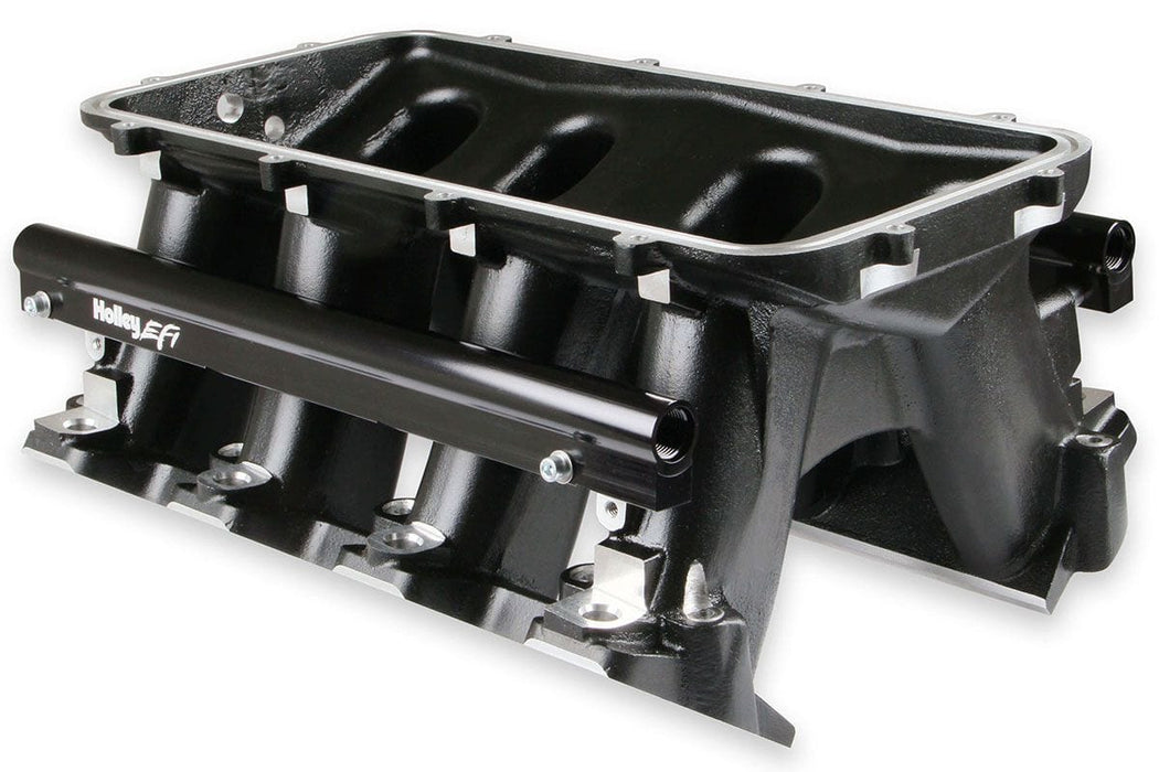 HOLLEY Suit Single GM LS 102mm Throttle Bod LS1/LS2/LS6 Hi-Ram Intake Manifold - Black HO300-123BK Autofit