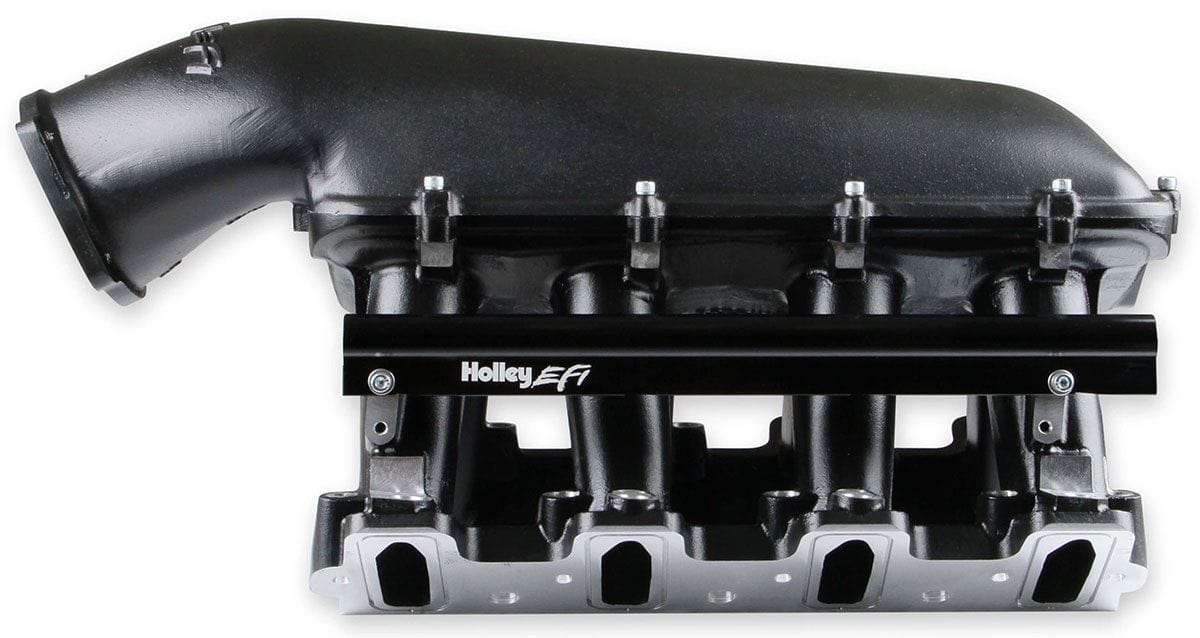 HOLLEY Suit Single GM LS 102mm Throttle Bod LS1/LS2/LS6 Hi-Ram Intake Manifold - Black HO300-123BK Autofit