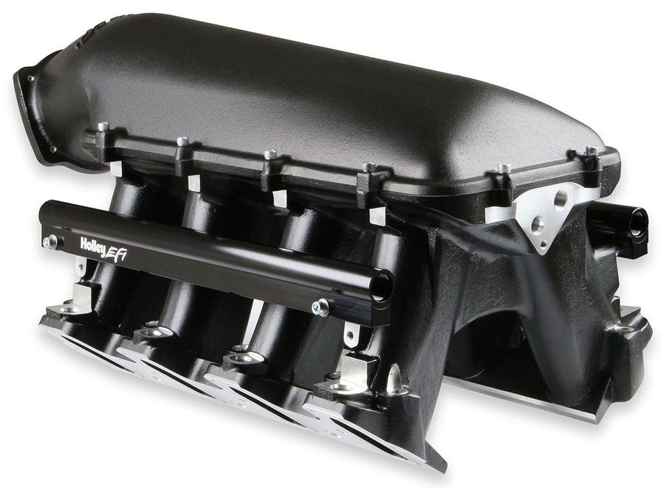 HOLLEY Suit Single GM LS 102mm Throttle Bod LS1/LS2/LS6 Hi-Ram Intake Manifold - Black HO300-123BK Autofit