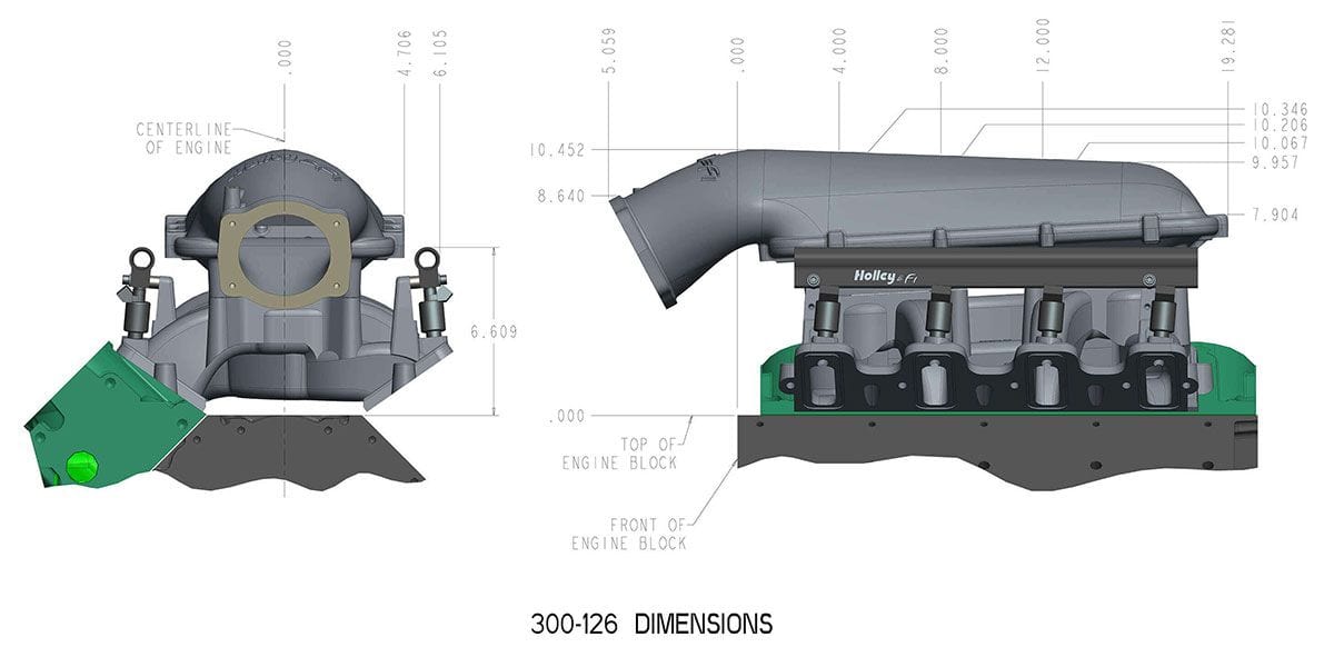 HOLLEY Suit Single GM LS 92mm Throttle Body LS1/LS2/LS6 Mid-Rise Intake Manifold HO300-126 Autofit