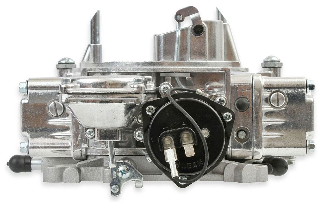 HOLLEY Vacuum Secondary. Electric Choke, 4160 Series 600 CFM 4-Barrel Street Carburettor - Shiny Finish HO0-80457S Autofit