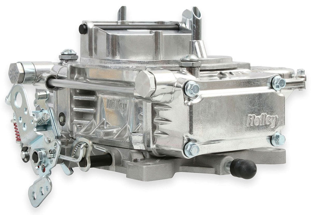 HOLLEY Vacuum Secondary. Electric Choke, 4160 Series 600 CFM 4-Barrel Street Carburettor - Shiny Finish HO0-80457S Autofit