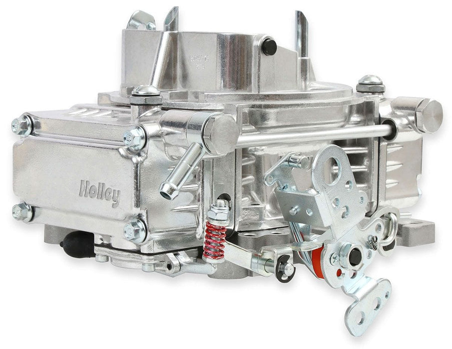 HOLLEY Vacuum Secondary. Electric Choke, 4160 Series 600 CFM 4-Barrel Street Carburettor - Shiny Finish HO0-80457S Autofit