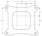 HOLLEY Vacuum Secondary. Electric Choke, 4160 Series 600 CFM 4-Barrel Street Carburettor - Shiny Finish HO0-80457S Autofit