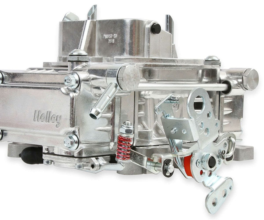 HOLLEY Vacuum Secondary. Electric Choke, 4160 Series 600 CFM 4-Barrel Street Carburettor - Shiny Finish HO0-80457S Autofit