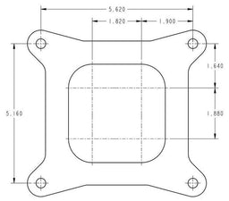 HOLLEY Vacuum Secondary. Manual Choke. 570 CFM 4-Barrel Carburettor HO0-81570 Autofit