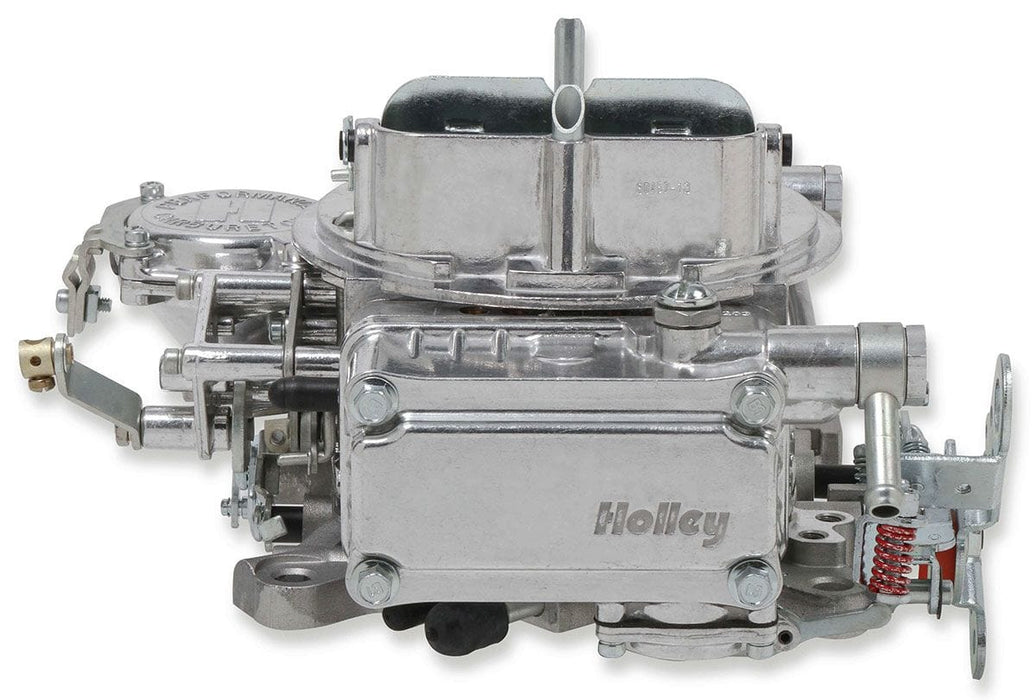 HOLLEY Vacuum Secondary. Manual Choke. 600 CFM 4-Barrel Street Carburettor (Silver) HO0-1850S Autofit