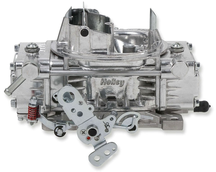 HOLLEY Vacuum Secondary. Manual Choke. 600 CFM 4-Barrel Street Carburettor (Silver) HO0-1850S Autofit