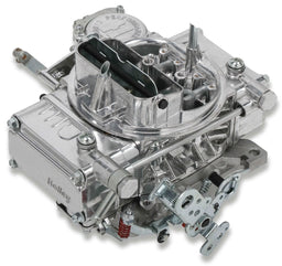 HOLLEY Vacuum Secondary. Manual Choke. 600 CFM 4-Barrel Street Carburettor (Silver) HO0-1850S Autofit