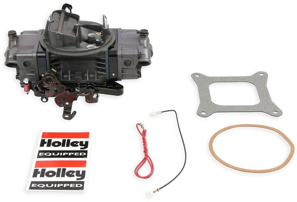 HOLLEY With Electric Choke 650 CFM Ultra Double Pumper 4-Barrel Carburettor - Hard Core Grey HO0-76650HB Autofit
