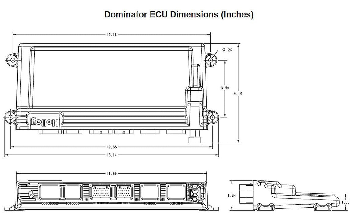HOLLEY With USB & Software Dominator EFI ECU Only HO554-114 Autofit