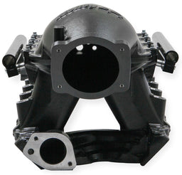 HOLLEY Works with 95mm-105mm GM LS Throttle Bodies Ford 351 Windsor Hi-Ram EFI Manifold - Black HO300-241BK Autofit
