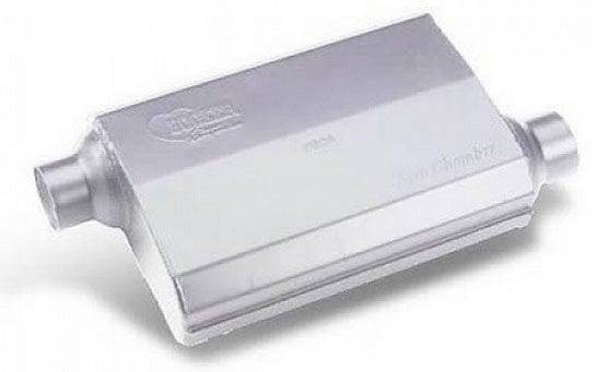 HOOKER 3" Offset Inlet With 3" Offset Outlet Aero Chamber Muffler HK21530 Autofit