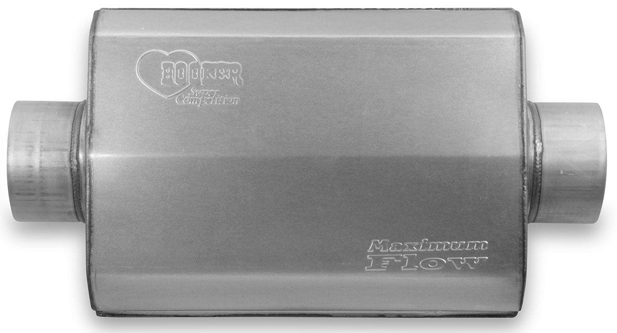 HOOKER 4" Centre Inlet & Outlet Maximum Flow Muffler HK21609 Autofit