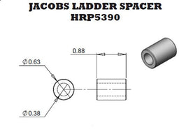 HRP Suit Jacobs Ladder Aluminium Spacer HRP-5390 Autofit