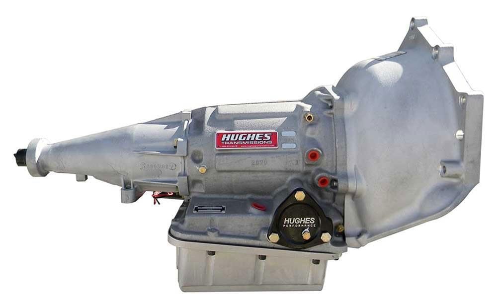 HUGHES GM Powerglide Full Manual, Tranbrake, 1.80 Ratio 30 Spline, SFI Case, Pro-Glide Competition Transmission HT28-3-80B2A Autofit