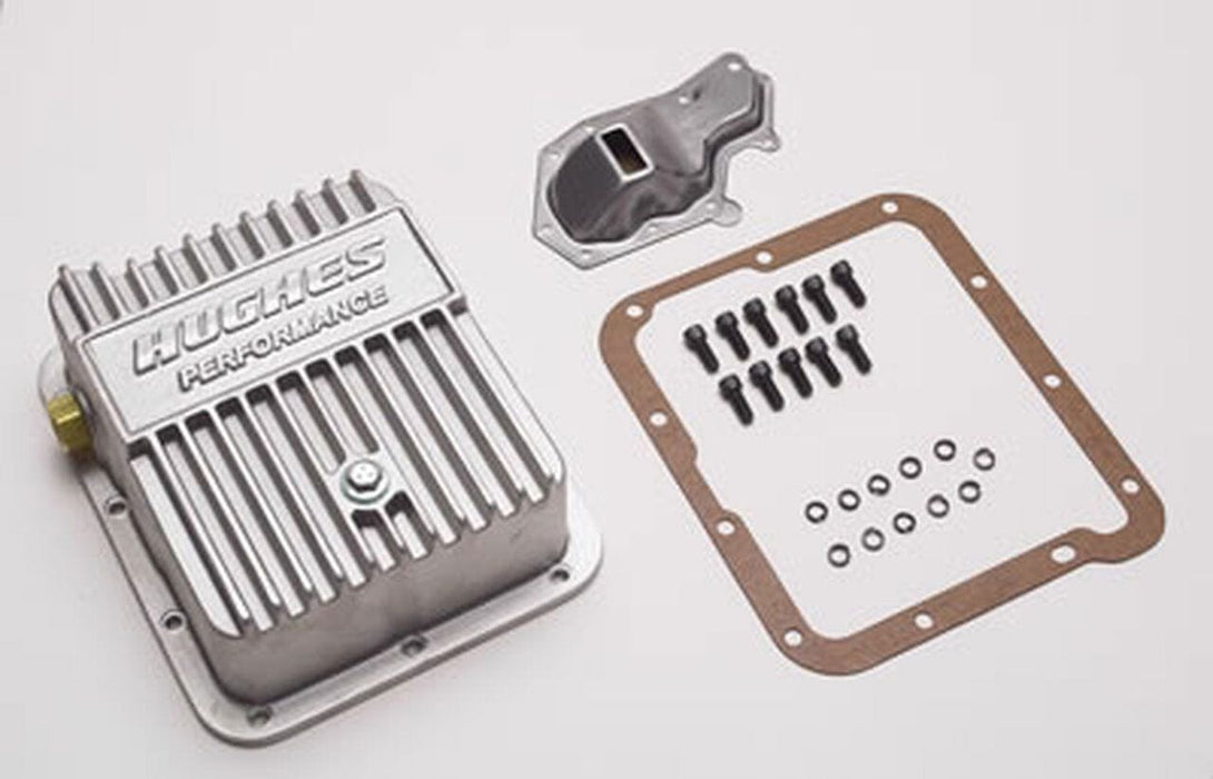 HUGHES Suit Ford C4 Pan Fill, Deep Cast Aluminium Pan Aluminium Transmission Pan HTHP5180P Autofit