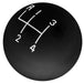 HURST 4 Speed, Black High Gloss, 3/8"-16 Thread Size Classic Shifter Knob HU1630103 Autofit