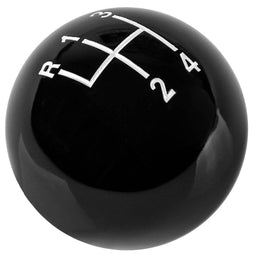 HURST 4 Speed, Black High Gloss, 3/8"-16 Thread Size Classic Shifter Knob HU1630103 Autofit