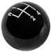 HURST 4 Speed, Black High Gloss, 3/8"-16 Thread Size Classic Shifter Knob HU1630103 Autofit