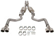 HURST Suit 2015-17 Ford Mustang GT with 5.0L V8 Engine Elite Series 3" Cat-Back Exhaust System HU6350024 Autofit