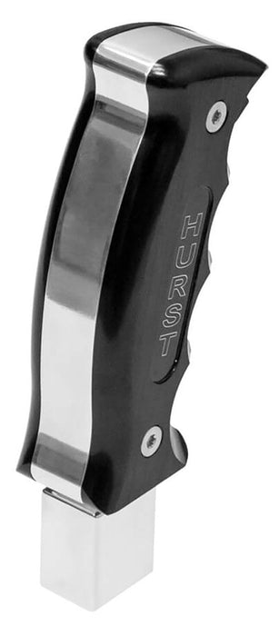 HURST Suit 2016-18 Chevrolet Camaro, Black Anodised / Polished Aluminium Billet Pistol Grip Handle HU5380436 Autofit