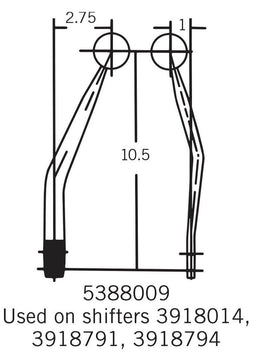 HURST Suit Richmond B/W T-10 Competition Plus Shifter Only HU3918794 Autofit