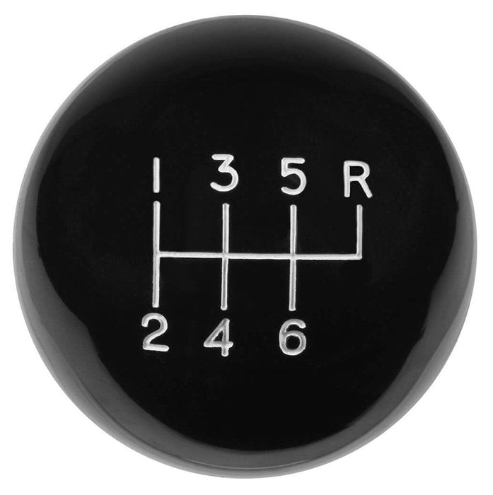 HURST With 3/8" Thread 6-Speed Black Manual Shift Knob HU1631040 Autofit